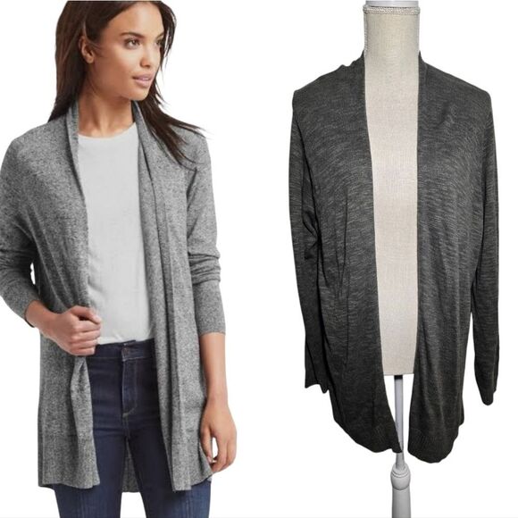 Gap Lightweight Open Front Cardigan NWT Green - Picture 1 of 10